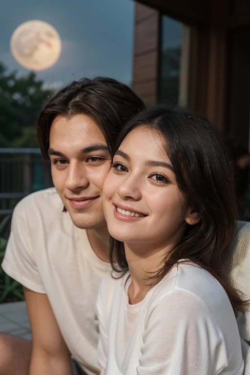 Handsome young and beautiful girl.
