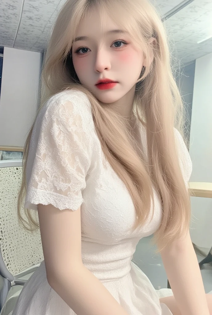 (black skirt:1.3),collarbone,(best quality),(8k, 3d:1.2),(photorealistic:1.4), (film grain:1.3), incredibly absurdres, masterpiece, ((ultra-detailed, ultra skin details)),(ultra skin details), ((strong rim light)), (shaded face), blonde hair, hair strand, (public:1.5),(outdoors, street), (audience:1.5),(outdoors, blue sky, asian),((slim girl)),seductive smile,((depth of field)), (small breasts), <lora:koreanDollLikeness_v10:0.13> ,(highly detail face: 1.2),photographed with a Sony a9 II Mirrorless Camera, [mature female],(shaded face:1.2),(subsurface scattering), sunlight, street, full-length portrait, (pussy:1.4) <lora:luoxin-000016:0.86>