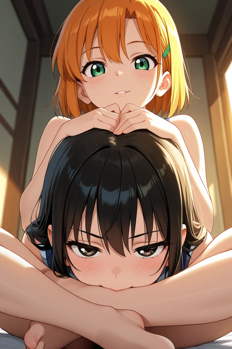(masterpiece:1.3), (8K, Realistic, RAW Photos, highest quality: 1.4),(multiple girls:2.2),(Nude:1.4),(Loli body type:1.6),(dwarf:1.6),(audience:1.2),(Harlem:1.4),(gym:1.4),(sleeping:1.6),(closing eyes:1.4)