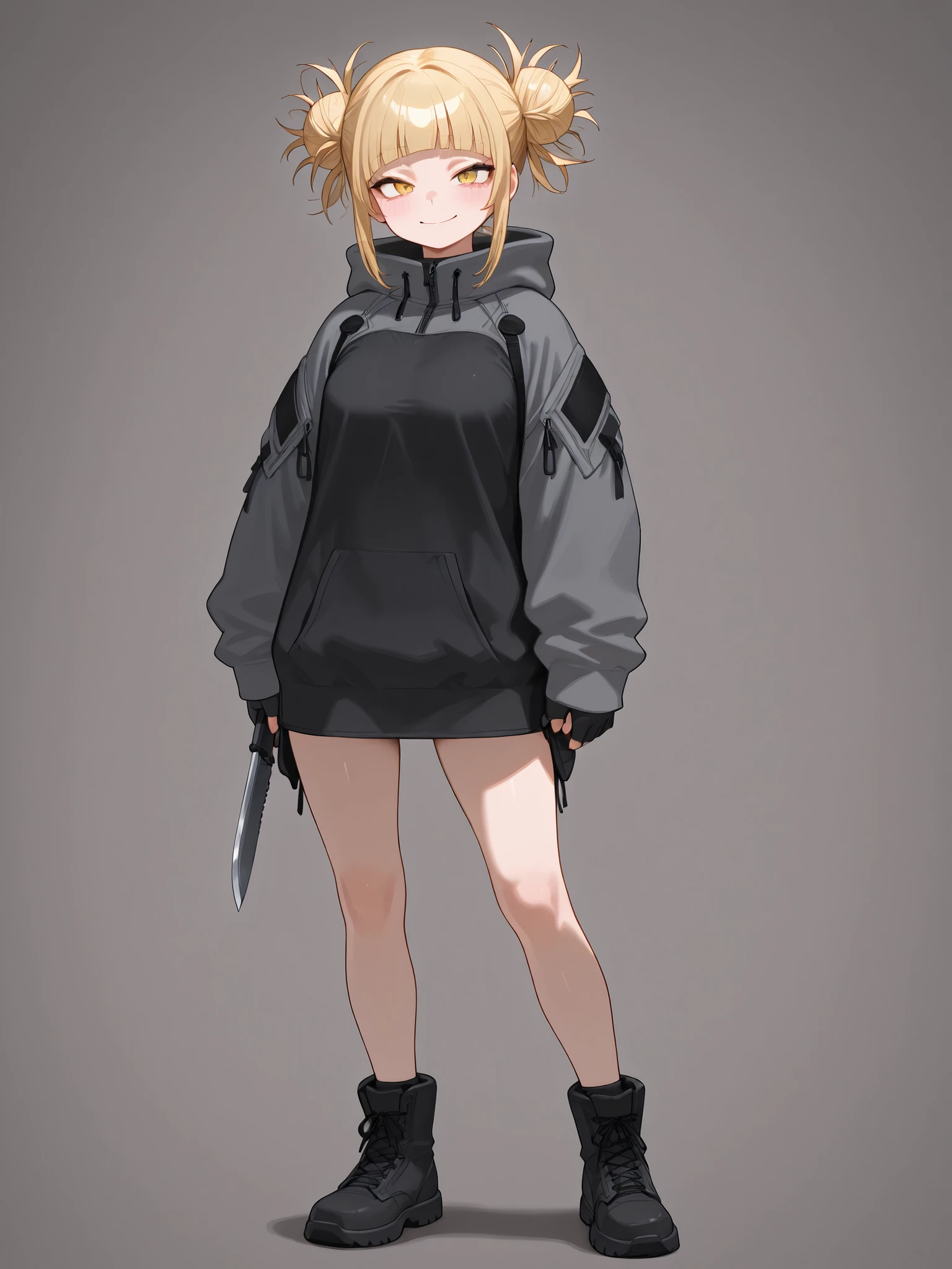 survival knife、bad smile、Toga Himiko、Tōga-chan 、Tactical Hoodie、Erotic、