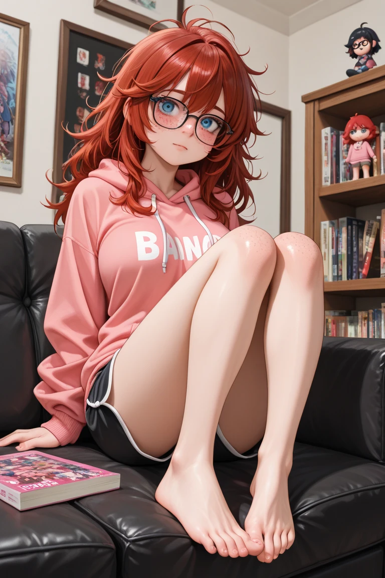 The shape of the pubic area is clearly visible