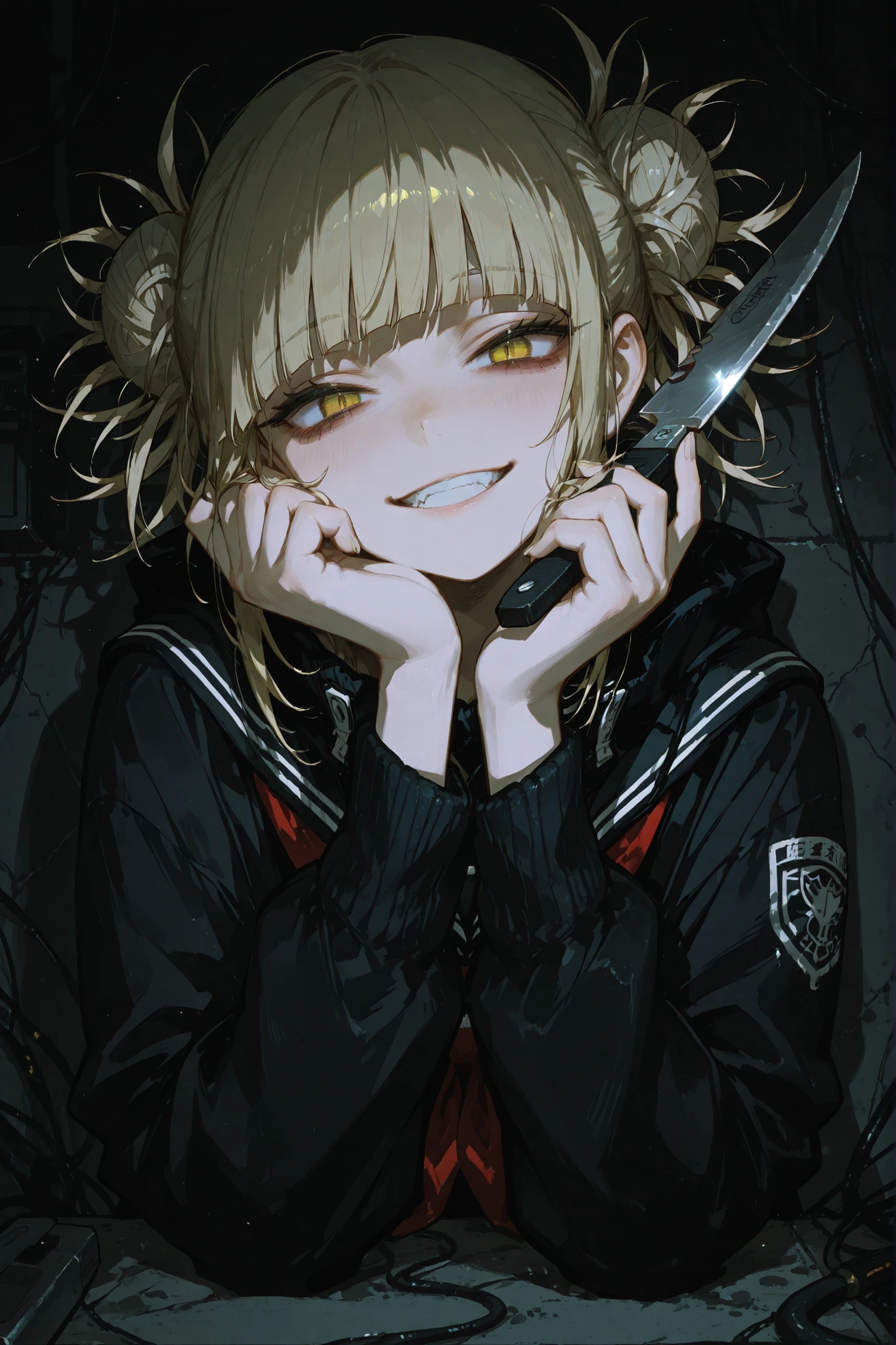 survival knife、bad smile、Toga Himiko、Tōga-chan 、Dark Atmosphere