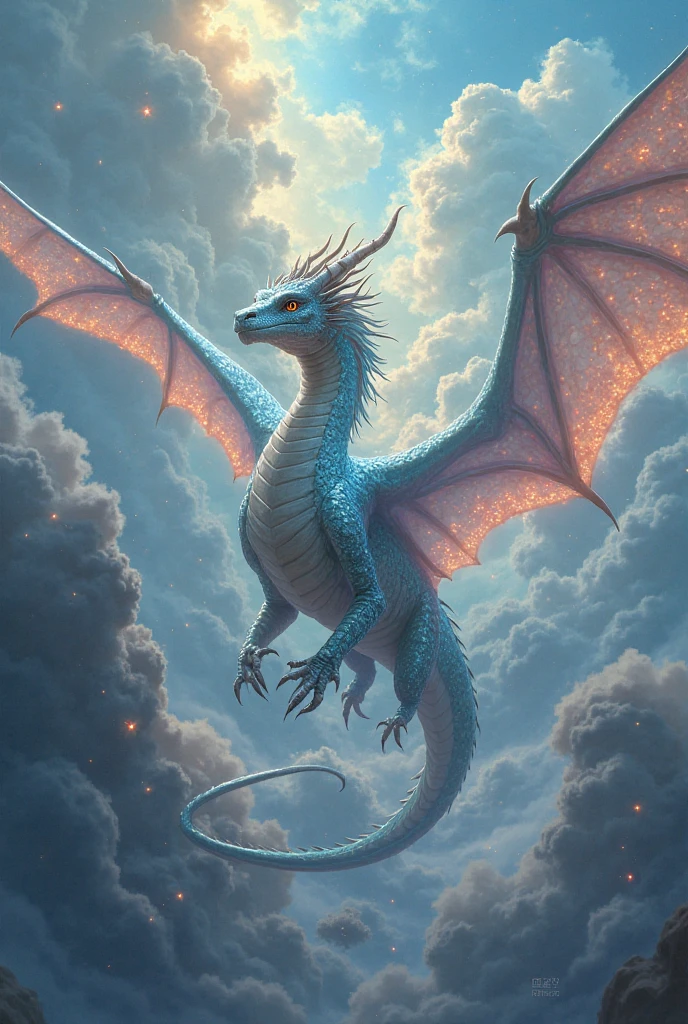 god　dragon　Bright colors