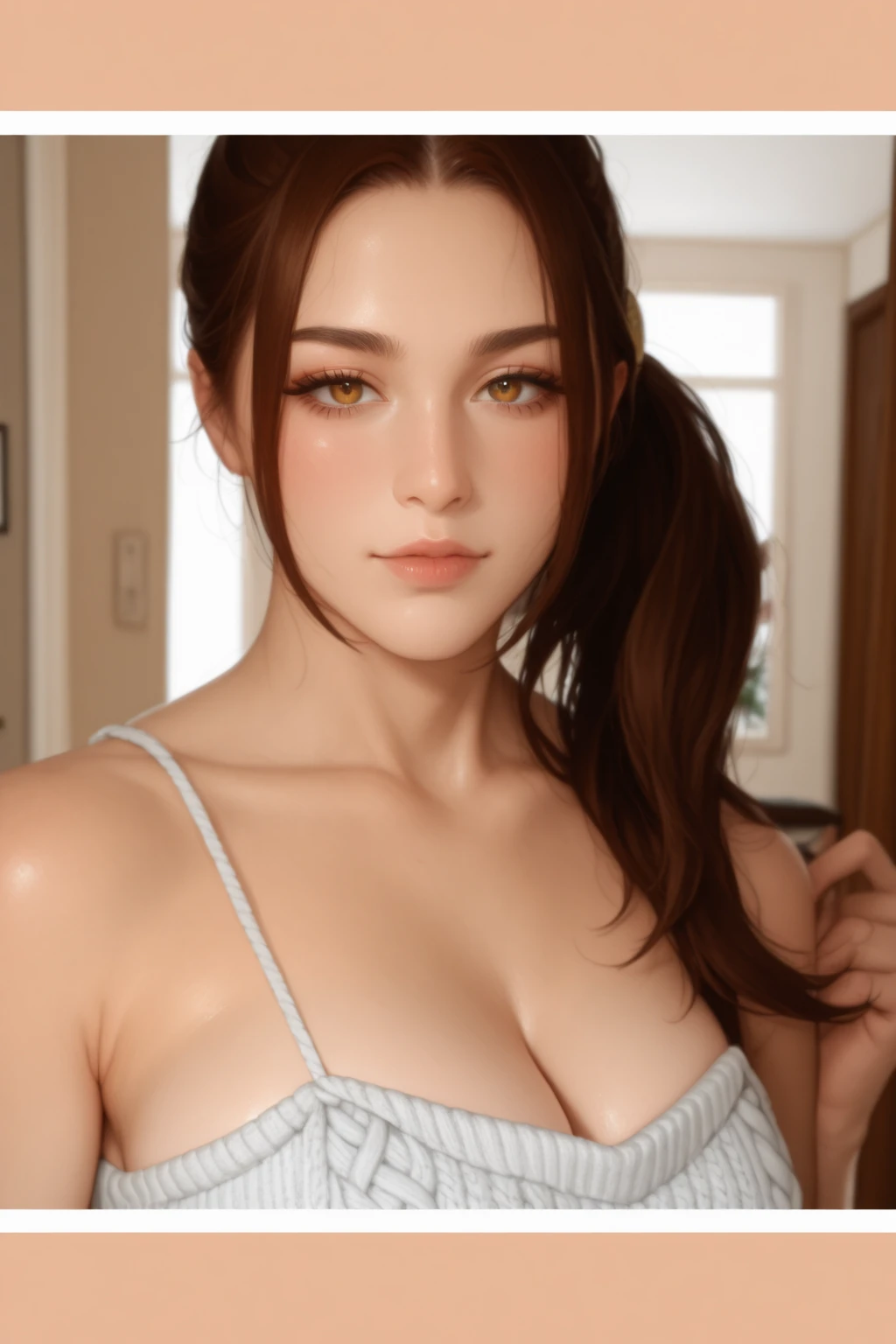 (((NSFW))), (1.femele, Solo), 8K, ((masutepiece)),(((top-quality))),((Ultra-detailed)),((((Realistic)))), Photorealsitic:1.37, (A hyper-realistic), (illustratio), (hight resolution), (ighly detailed), (The best illustrations), (ultra-detailliert), (wall-), (详细的脸), (Beautiful expression), ((Details Top quality skins:1.2)), ((Reddish blush)), (hyper detailed background, Detailed background), Detailed photo of futuristic beautiful female warrior in dystopian city, NSFW,fullnude、big areolae、erectile nipple、fissure、Detailed pubic area、clitoris in detail、Do not express male genitalia、complete hands、2 arms、complete fingers、Refers to 5 books, Fashion poses, Blue eyes with round iris, Detailed face, apocalyptic environment, Natural Body Poses, Professional Photographer, Shooting with a professional SLR camera, Professional fantasy artist, Professional Rococo and Baroque background artist, Professional Art Station Artist