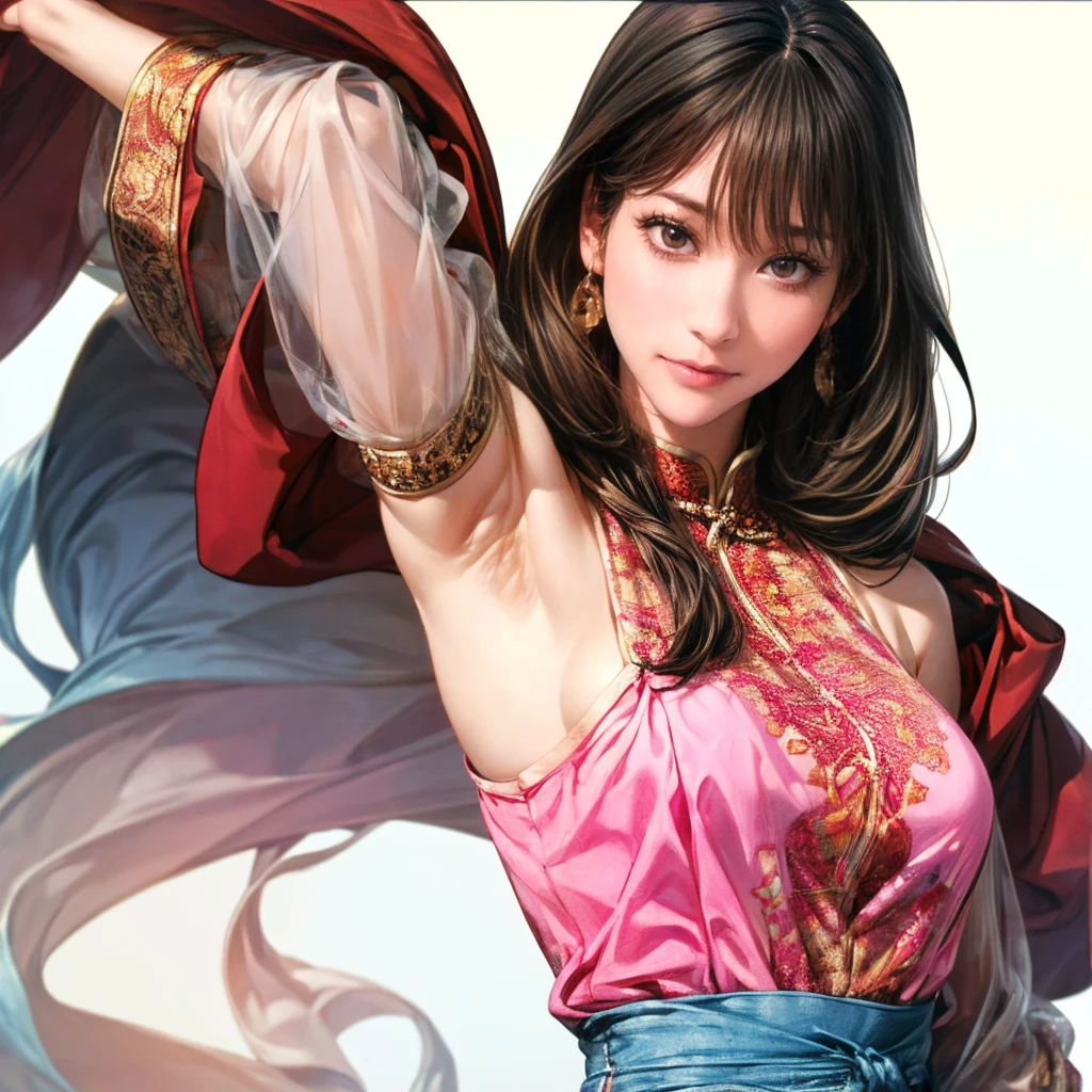 beautfull woman,ancient wind
