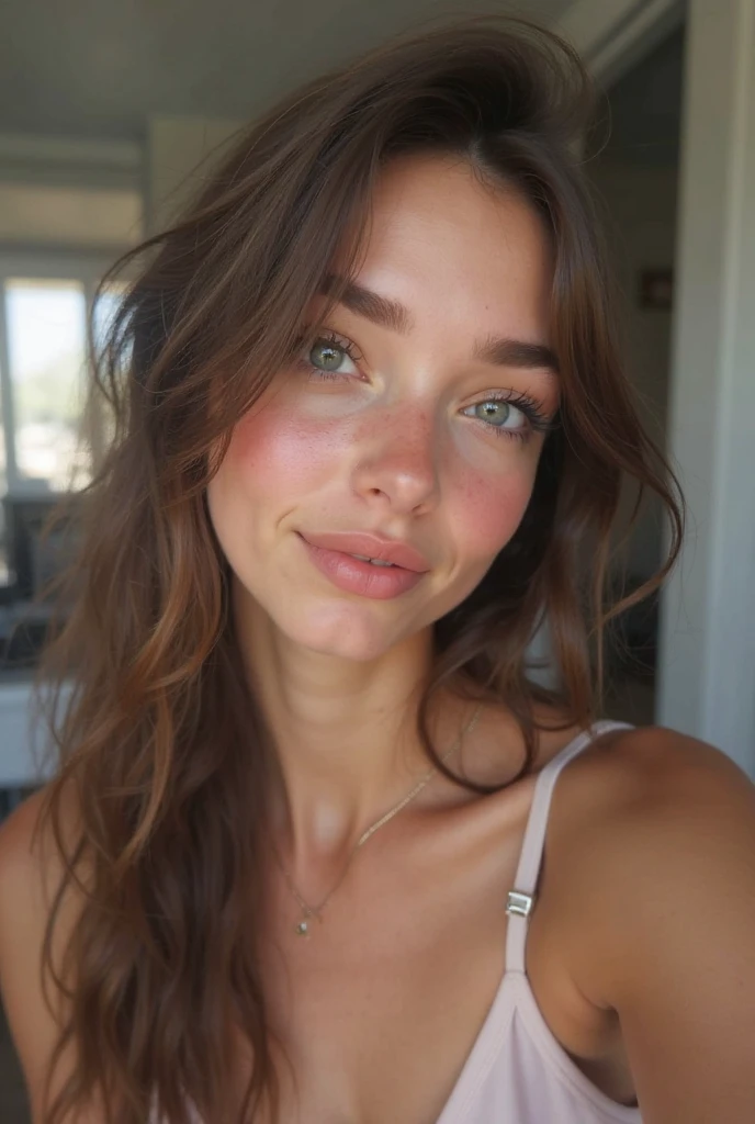 Very beautiful y blonde making a selfie, nakbreasts,blue eyes, highly detailed, 18 years old, slim, innocent face, naturally wavy hair, high resolution, masterpiece, best quality, intricate high detail, highly detailed, sharp focus, detailed skin, realistic skin texture, texture, detailed eyes, professional, 4K, charming smile, shot with Canon, 85mm, slight depth of field, Kodak Color Vision, body in perfect shape, extremely detailed, photographer_\( ultra\), photographerrealistic, Realstic, Postprocessing, maximum details, roughness, real life, ultrarealistic, photorealism, photography, 8K UHD, photography, nude, Lying in
