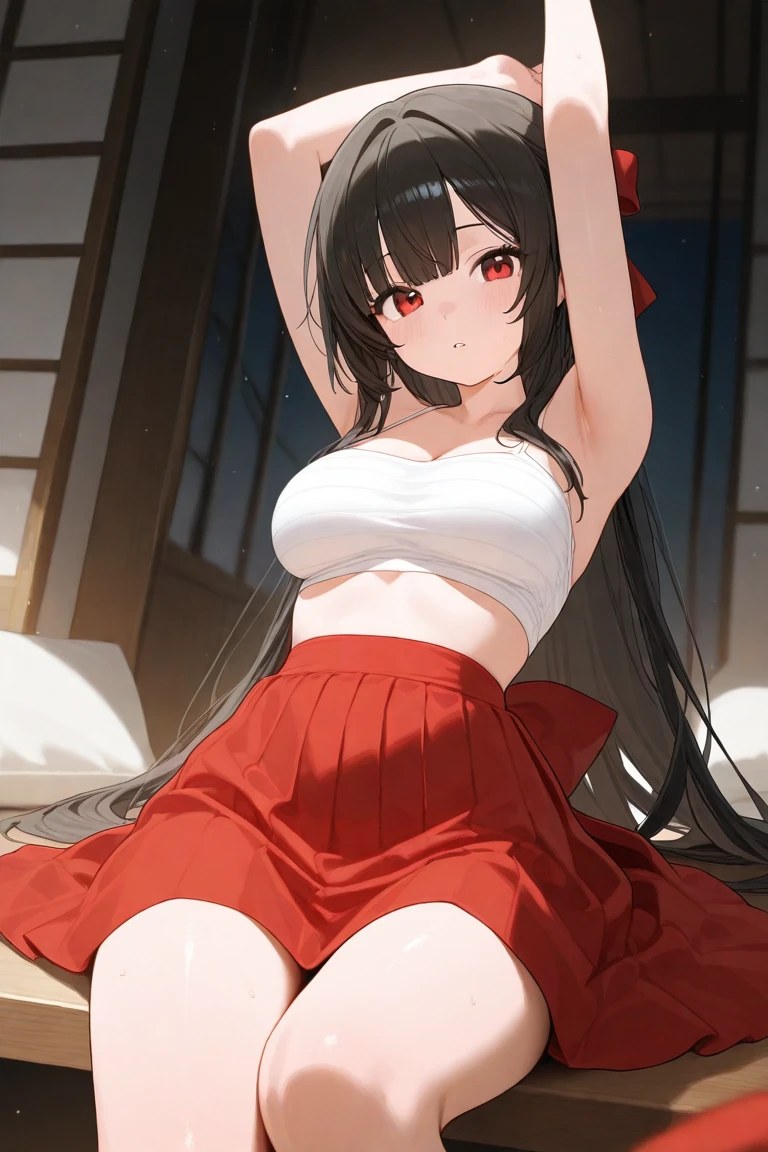Tohsaka Rin、First sunrise of the year、Fuji Mountain、uhd, retina, masterpiece, ccurate, anatomically correct, textured skin, super detail, high details, high quality, best quality, highres, 4K