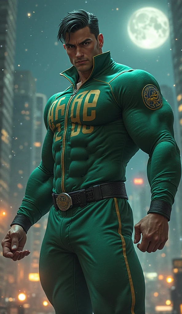 Homem ruivo de cueca preta posando para foto, musculoso! verde, super buff e cool, meio tiro de um hunky, Stonepunk, atleta, verde e preto, corpo robusto e encorpado, Corpo verde, musculoso! Large bulge inside the underwear of the underwear, volume,Cyberpunk, neon verde, preto e verde, musculoso, brilho verde, pele verde!, olhar orgulhoso, peito peludo, grande volume na cueca, Bulge in the Sunga, sorrindo, sorriso mal