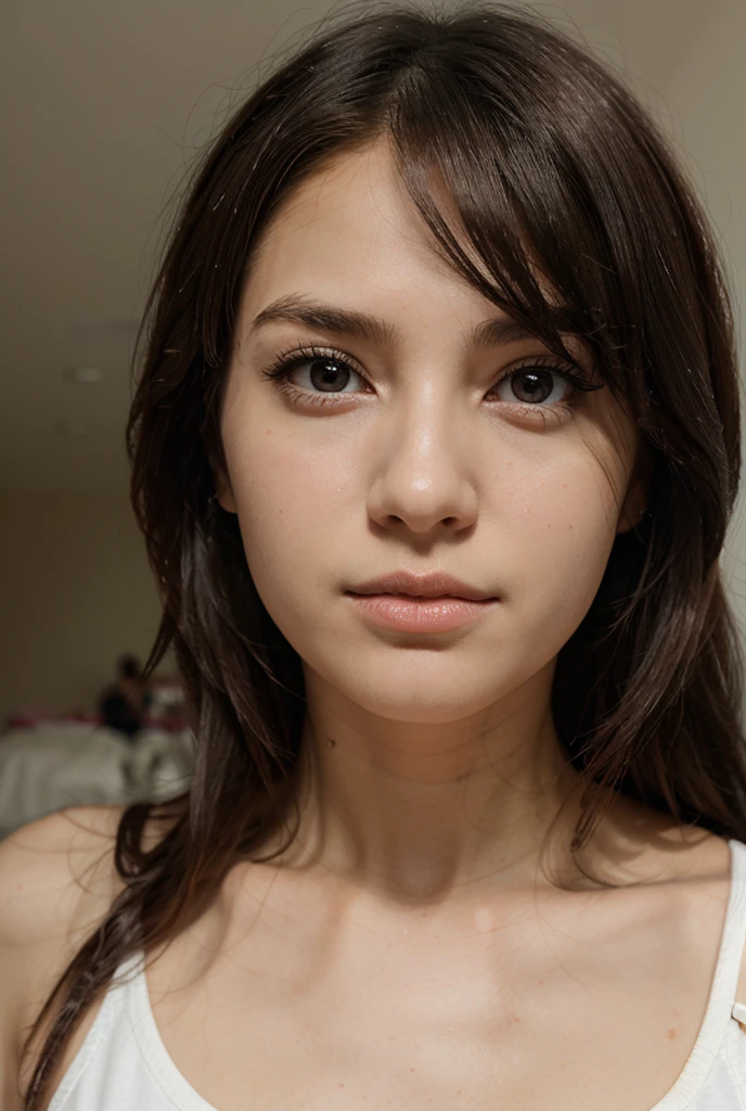 RAW photo, nsfw, panty shot, sitting woman, 25 yo, (bangs hair:1.2), ( brown bunches hair:1.2), (gray eyes:1.2), faint lips, cowboy shot, front view,
(freckles, mole:0.2), skin spots, acnes, skin blemishes, age spot, lanugo, pimple, blood spot, dirty,
in the train, rural landscape, window, on seat, her peaceful expression and gentle breathing create a calming atmosphere,, Ultra-high quality photos, RAW photo, beautiful detailed face and eyes, (photorealistic:1.4), best quality, highres, realistic, 16k, caustics, Core shadow, dynamic light, beautiful and delicate lips, delicate fingers, detailed pupil, real human skin, (Extremely detailed),
