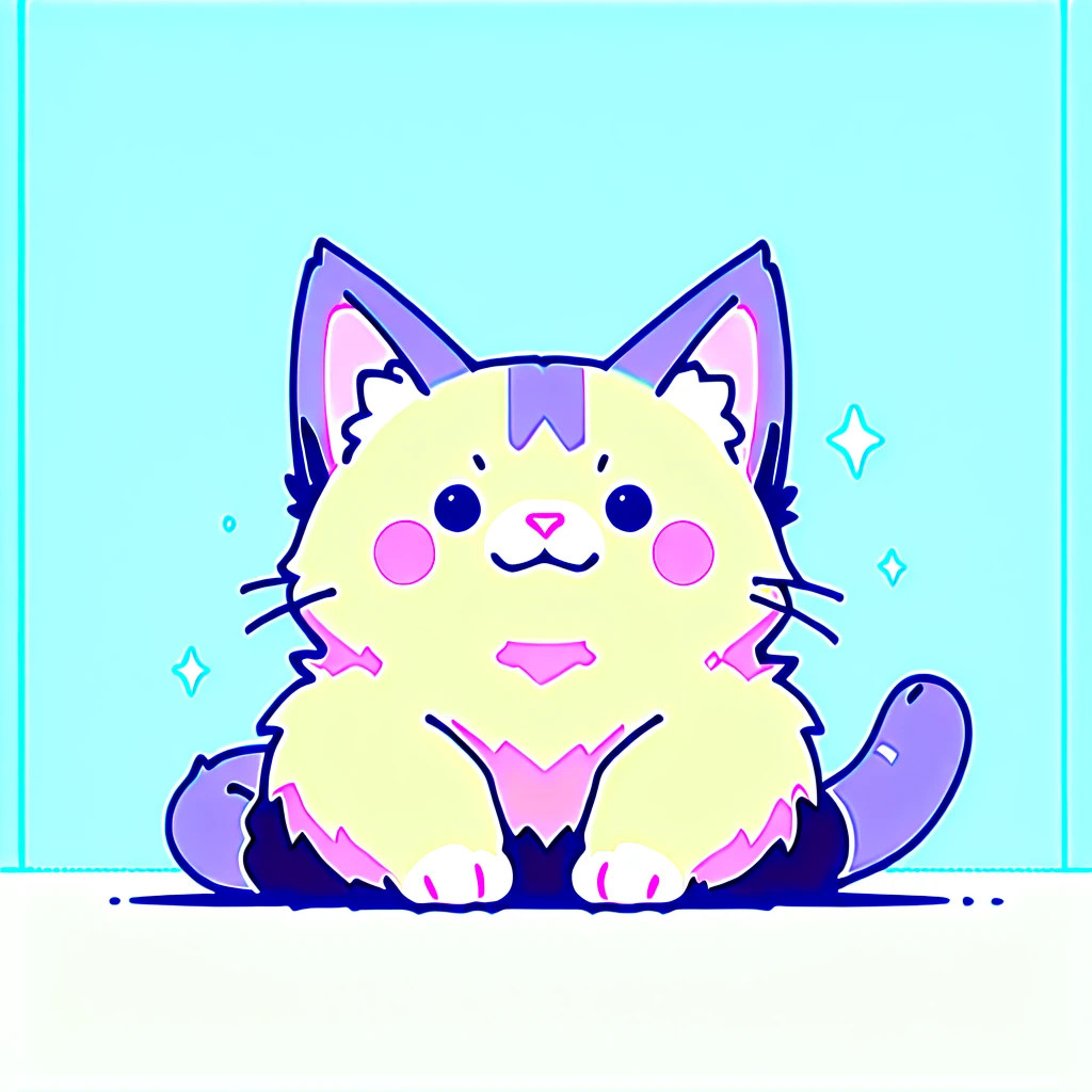 furry cat mouth