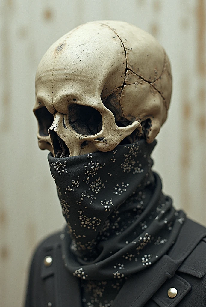 A cycling skull