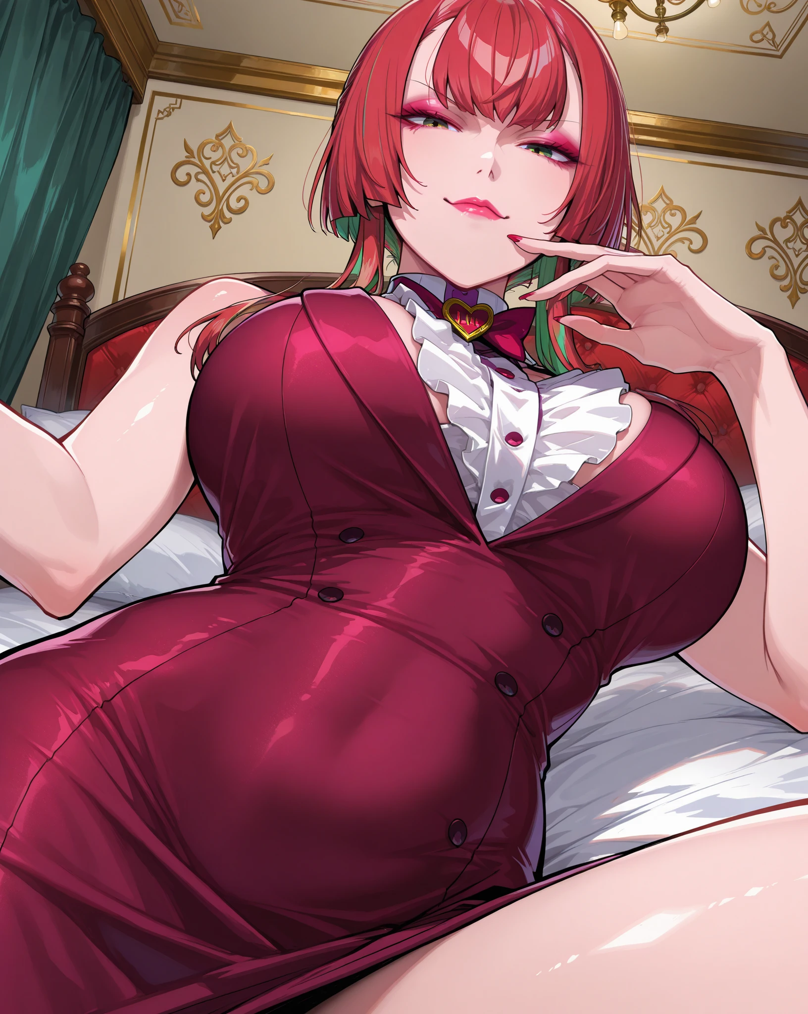 (best quality,4K,high resolution,masterpiece:1.2),Super detailed,maid outfit,cat ears,catwoman,perfect face,whole body,look at the audience,Horny face,Horny eyes,pink eyes,soft,smooth hair,pale skin,pastel colors,Lovely,Lovely,stunning beauty.