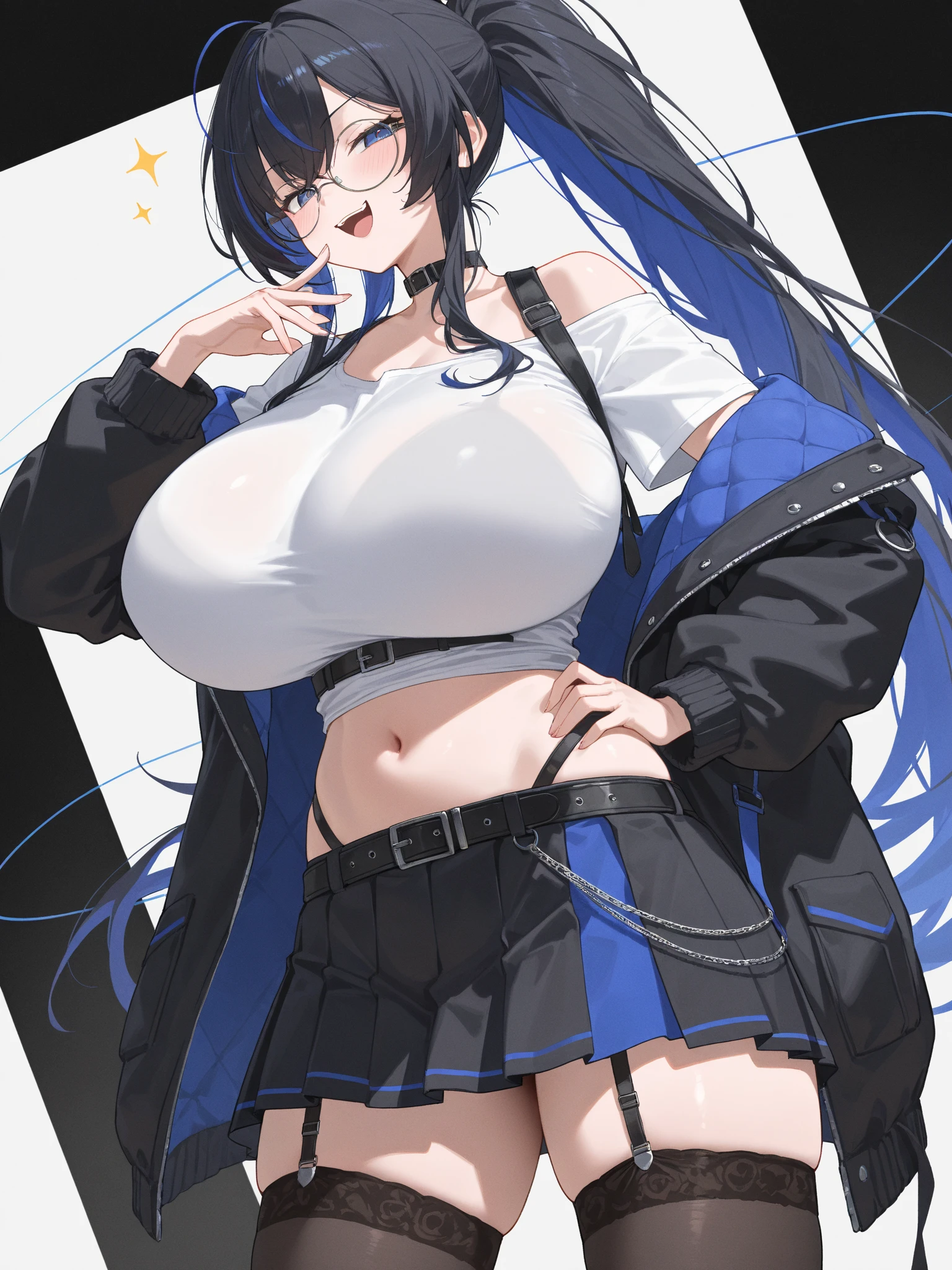 Amazing lighting, super detail, dynamic angle, masterpiece, perfect face, (bright lighting: 1.2), beautiful detailed eyes, highly detailed face, perfect lighting, masterpiece, top quality, 1girl, glasses, {hair (dark brown), (long hair), (twin tails)}, open clothes,
1 girl, classroom, on all fours, backwards, ((white panties, camel toe)),
Navy blue high school uniform, pleated skirt, stockings, sweaty, wet body, navel, thighs, ass, big, slim, slender, translucent, embarrassing look, blush