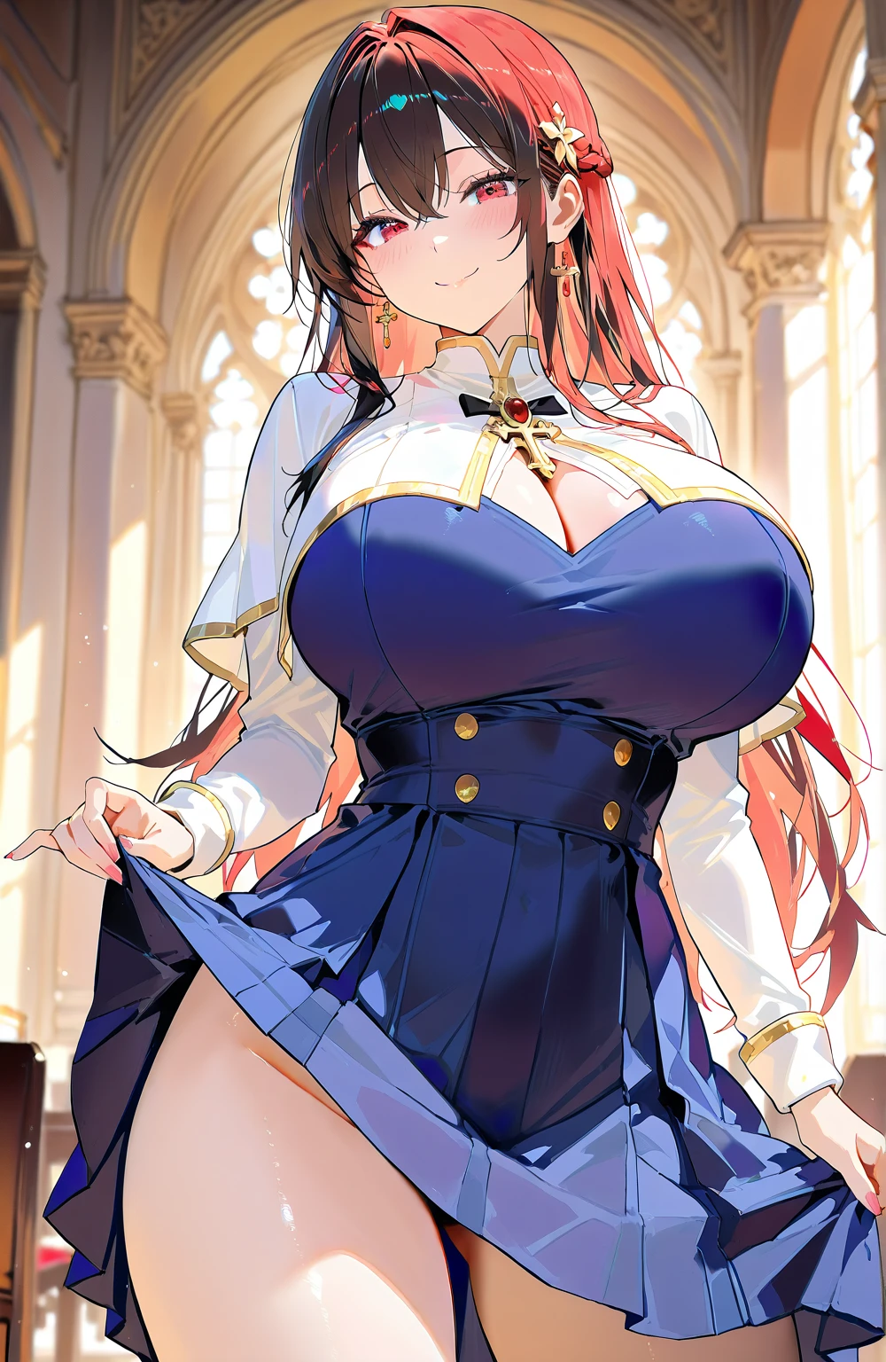 great masterpiece、hight resolution、1girl in、magical little girl、Colossal tits