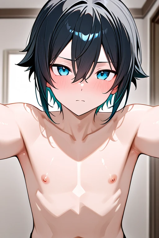1 male、Masturbation、blush、Embarrassing、orgasm、penis、Raise your eyebrows、Open your mouth、Half-open eyes、Clothing、scrotum,