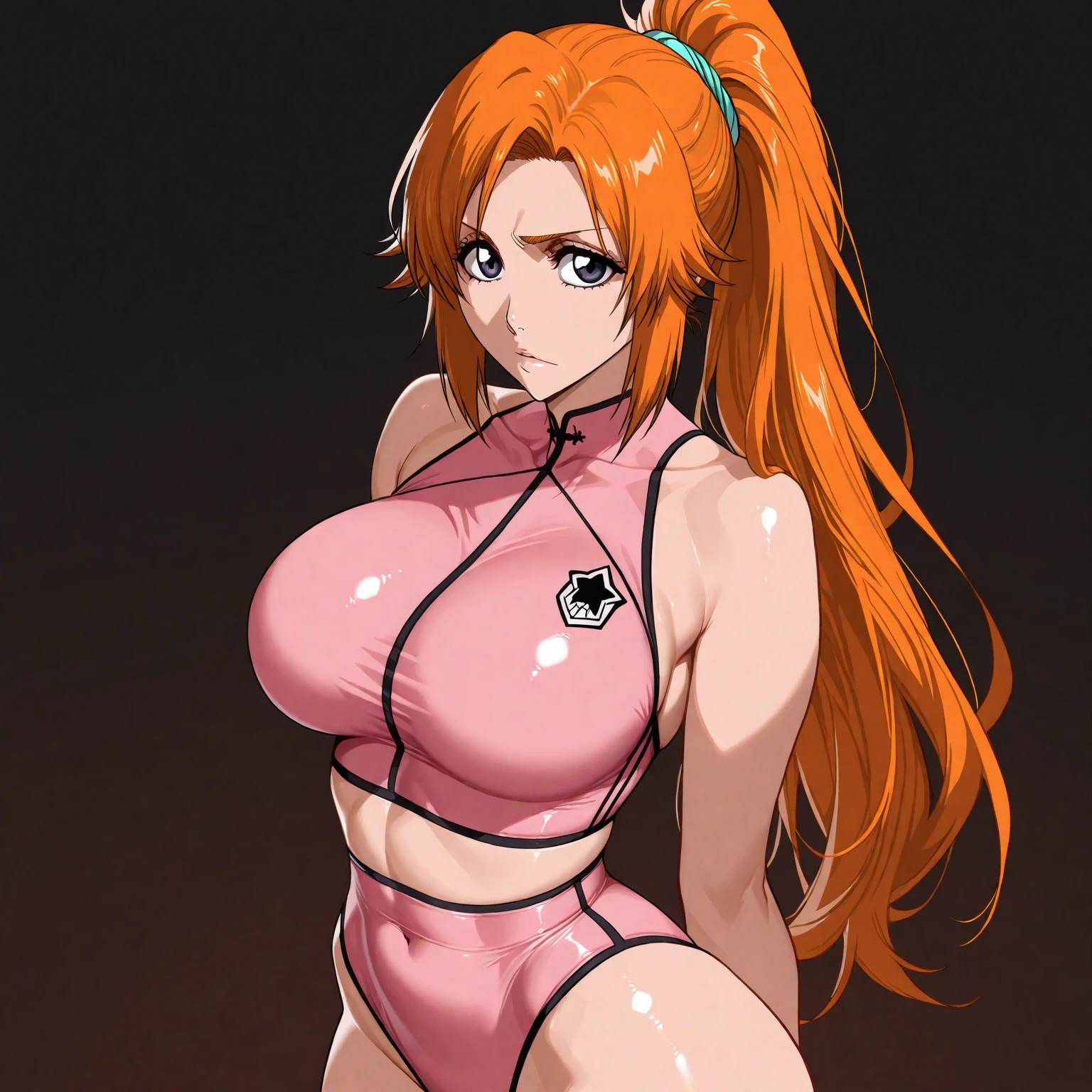 anime girl with red hair and a big breast in a bikini, asuka suit under clothes!, rias gremory, full body zenkai! asuka suit, asuka, biomechanical oppai, oppai, seductive anime girl, miss fortune, marin kitagawa fanart, fujita goro!, ryuko matoi, attractive matoi ryuko, nami
