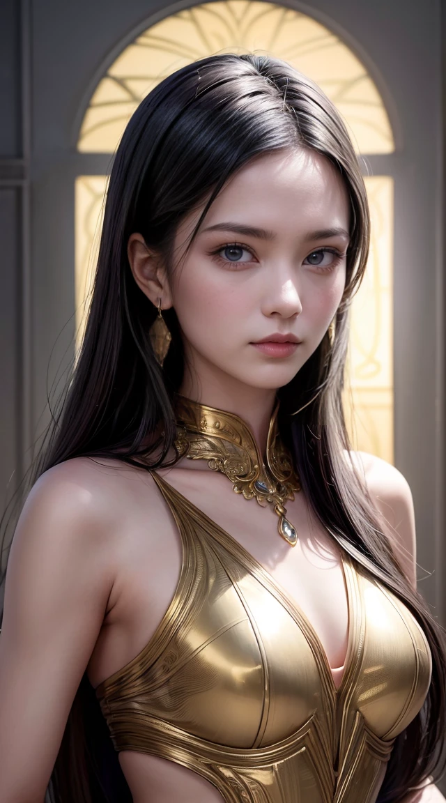 ((Top Quality, 8k, Masterpiece: 1.3)), Beauty, 1 Girl, Beautiful: 1.3, Slender Abs: 1.1, Dark Brown Hair, (Kneeling on the Floor, Open Legs: 1.2), Ultra Detailed Face, Highly Detailed Lips, Detailed Eyes, Double Eyelids, Rope, Nipples