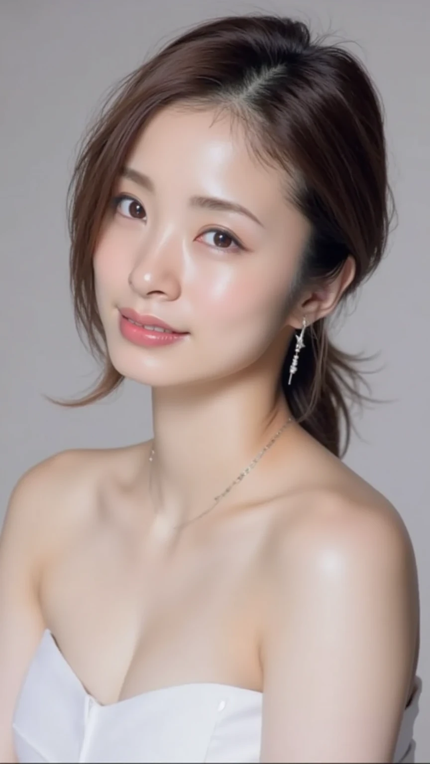 (Big Breasts), (Realistic nipples), ((Exposing the breasts, masterpiece)), ((Highest quality)), Genuine, Details are as shown in the picture, (Very detailed), 16K, Genuine as shown in the picture, 1 person, Genuine skin, Big Breasts, NUDE, Highest quality, masterpiece, Ultra-high resolution, (Genuineistic:1.4), Highly detailed natural skin, Glowing Skin,(Oily skin:1.4), Oily skin,Oily skin, Sharp focus, Looking at the audience, ((Very intricate details)), Beautiful photos,Detailed face,((Highest quality,8k,masterpiece:1.3)),(Big Breasts,Tight waist),Long black hair, Clear focus、Highly Detailed face and skin texture, jewelry,necklace, Ultra Genuine Photos, Covered in oil, Genuineistic perfect body, Glowing Skin, Covered in shiny oil, Glowing Skin, Oily skin, smile, bed, veiny breasts, wide shot