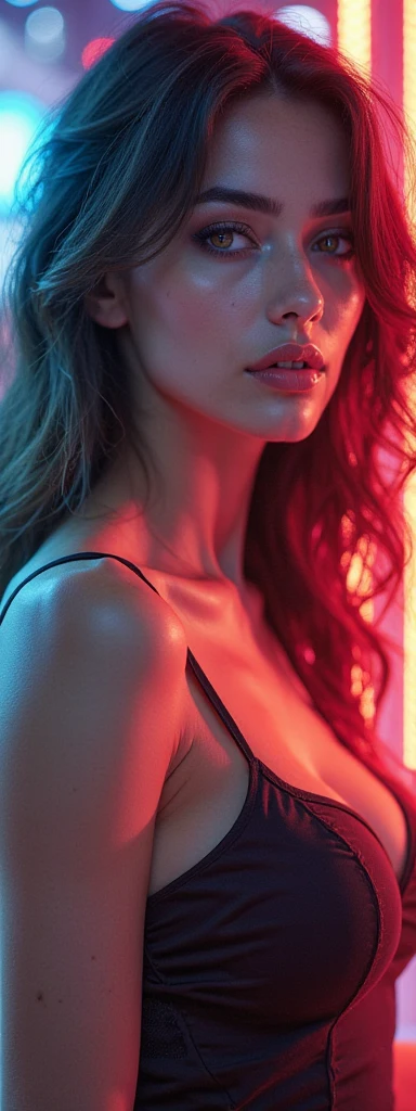 analog photo, silhouette, spotlight, portrait, a beautiful sexy young woman, highly detailed face, blonde, messy bun, big breast, seducing facial expression, wearing pink t-shirt, dark background, fair colors, RAW candid cinema,300mm, color graded portra 400 film, remarkable color, ultra realistic, fair skin, ready to do sex, showing us vagina, pink wet vagina, closup vagina,