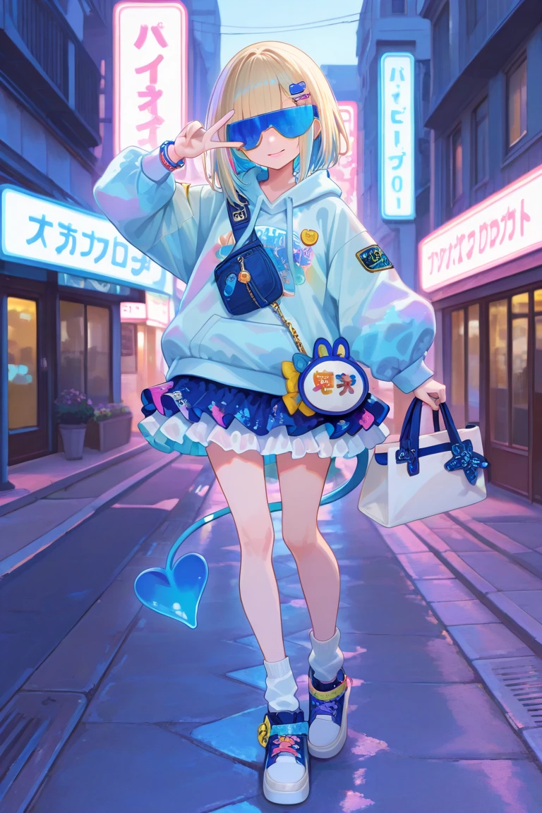 1girl , Holographic Theme Park, anime, best quality, (masterpiece,best quality:1.5)
