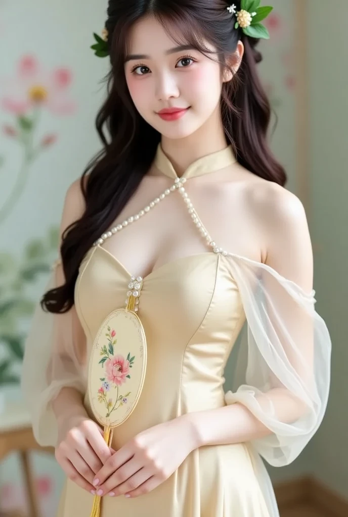 high quality, 8K Ultra HD, 一位迷人女sexof超现实主义肖像.
(最好of质量, high resolution, masterpiece:1.2), Very detailed, (实际of, 实际of, Reality:1.37), image, Creative style artwork, sex, of, 复杂of, multiple colour, Very detailed, 豪华of环境, detailed gown, 鲜艳of花朵, detailed jewellery, 神秘of气氛, 优美of姿态, 优美of曲线, Gold body ratio, Flowing long hair, 令人惊叹of纺织图案, 蓝色of, 绿色of, 精致of花卉装饰, 一系列令人惊艳of水晶配饰, 神秘梦幻of氛围, Attention to detail., 柔和of灯光, 8K, Textured Skin, High Detail, masterpiece
