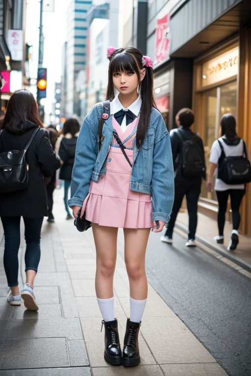 High school girls in Harajuku, Japan、Looks like a lot of fun、Everything sparkles、Beautiful scenery、Cute girl、