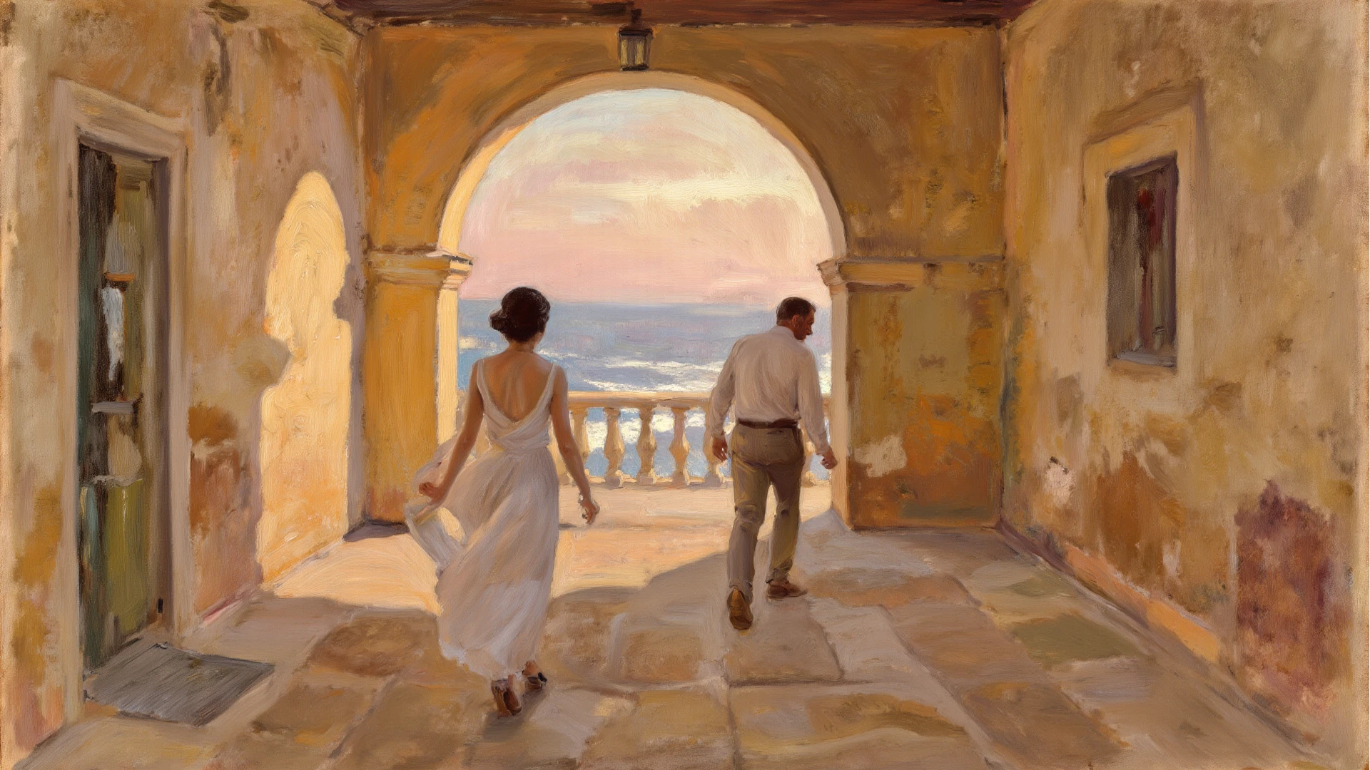 (masterpiece:1.2, of the highest quality, 8k, advanced details), In an intimate and NSFW moment, The two eighteen year old couple found themselves pressed against each other., Their bodies close enough to feel the heat radiating between them. A girl was trapped against the wall., his arms raised above his head, surrender to the touch of the other. The other girl grabbed her by the waist.., her hand going under her skirt, Their gazes stared deeply into each other's eyes.. With seductive expressions playing on their faces., They explored this forbidden moment, their hearts beating with desire.((underwear)),((luxurious room)) realistic person style.