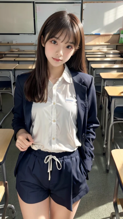 super model、Bob Hair、hi-school girl、perfect  detail、校服、
