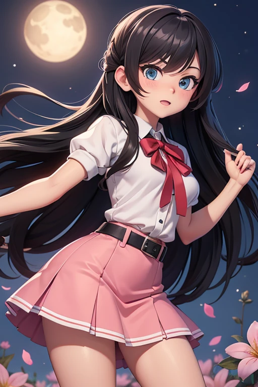 cute little、1a person、lightsmile,Beautuful Women, female high-school student、Anime style, ghibli-like colors, Blazer Uniform、17 age、I'm inviting、On the bet、A dark-haired、You are showing me your pubic area、Straight hair、Glamour、is open、Colossal tits、de pele branca、Black socks、Eagerness to show、I'm excited、wide-open legs、Very embarrassing、red blush。 Best Quality , Textured skin、 Super Detail, high details, High quality、、masturbation、Crotch facing me,thick leg、Big butt、Black eyes、I'm going to、Exposed、pubick hair、no panty、fissure