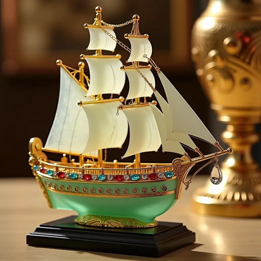 Entwurf von Jade-Dekorationsgegenständen