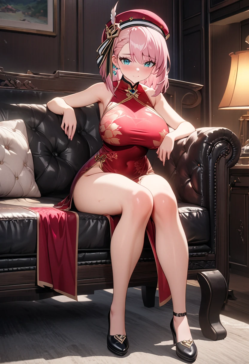 4K quality，high quality，8Khigh qualityの詳細なアート，There is a character，TRPG，dark tones，dark background，dark，light panties，porn clothing，Erotic wedding dresses，women&#39;s underwear，wet panties，porn clothing，Moist with water flowing down your inner thighs ，plump body、looking down、disappointe、disdain、transformation, restraint, bound, tied up, restraintされた腕, restraintされた手, blush,empty eyes　、Blue hair：1.5、multicolored hair,　depth of fiel、 beautiful detailed eyes,　cat ear,　sit on a chair
