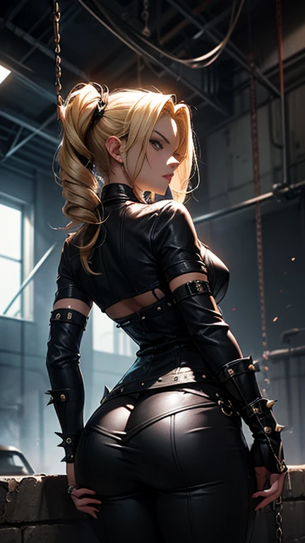 ((best quality, masterpiece, 4k, 8k, high res)), ((Solo)), ((vicious, extremely violent, attacking, fighting)), ((furry; Anthro Wolf)), moist, blonde, attacking, ferocious, fangs, full body, female werewolf, sexy, vibrant colors, (edgy punk hairstyle), knight armor, well-toned abs, Victorian dress, goth corset