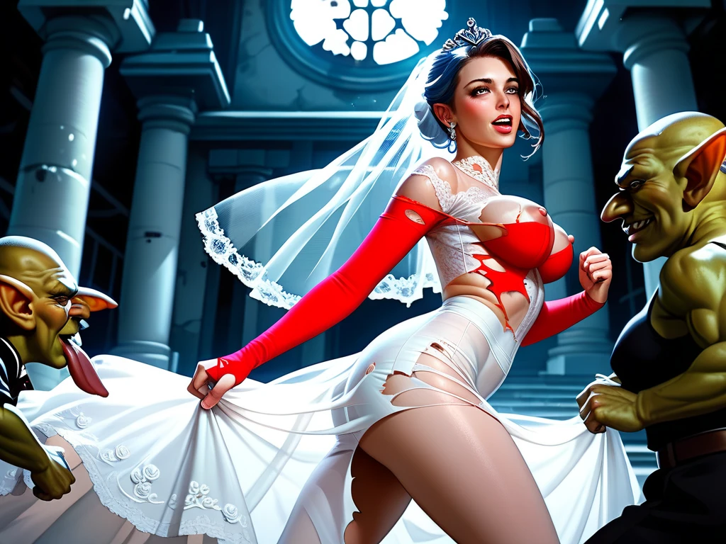 (((Backview)), (((rope bondage))), (((arms behind back))), (((Totalmente amarrado))), (((Fortemente contido com cordas))), (She's wearing stiletto high heels.), ((SUPERHEROINE WONDERWOMAN, SAIA MOSTRANDO A CALCINHA, cabelo PRETO, AMARRADA COM CORDAS, Calcinha de renda branca)), ((cadela, vagabunda, prostituta, vadia)) She's sweaty all over her body. (She's screaming in terror), (She's terrified), (She's crying a lot), ((ela tem cabelo PRETO, ela tem cabelo longo)), ((She's wearing a WHITE Fishnet lace belt.)), ((Wearing a thick metal necklace around the neck )) She screams and begs for mercy, Ela cai no choro, Usando maquiagem pesada no rosto. (Your clothes are immoral, your clothes are indecent), (obra-prima, melhor qualidade) 1.5, 1girl, sozinho, (sexy, mulher bonita, rosto perfeito, olhos perfeitos), ((cabelos PRETOS)), corpo inteiro. ((She is immobilized and bound with her arms and legs open)). (((It is on the altar of the church, marry a veil, estuprada, forced)))
