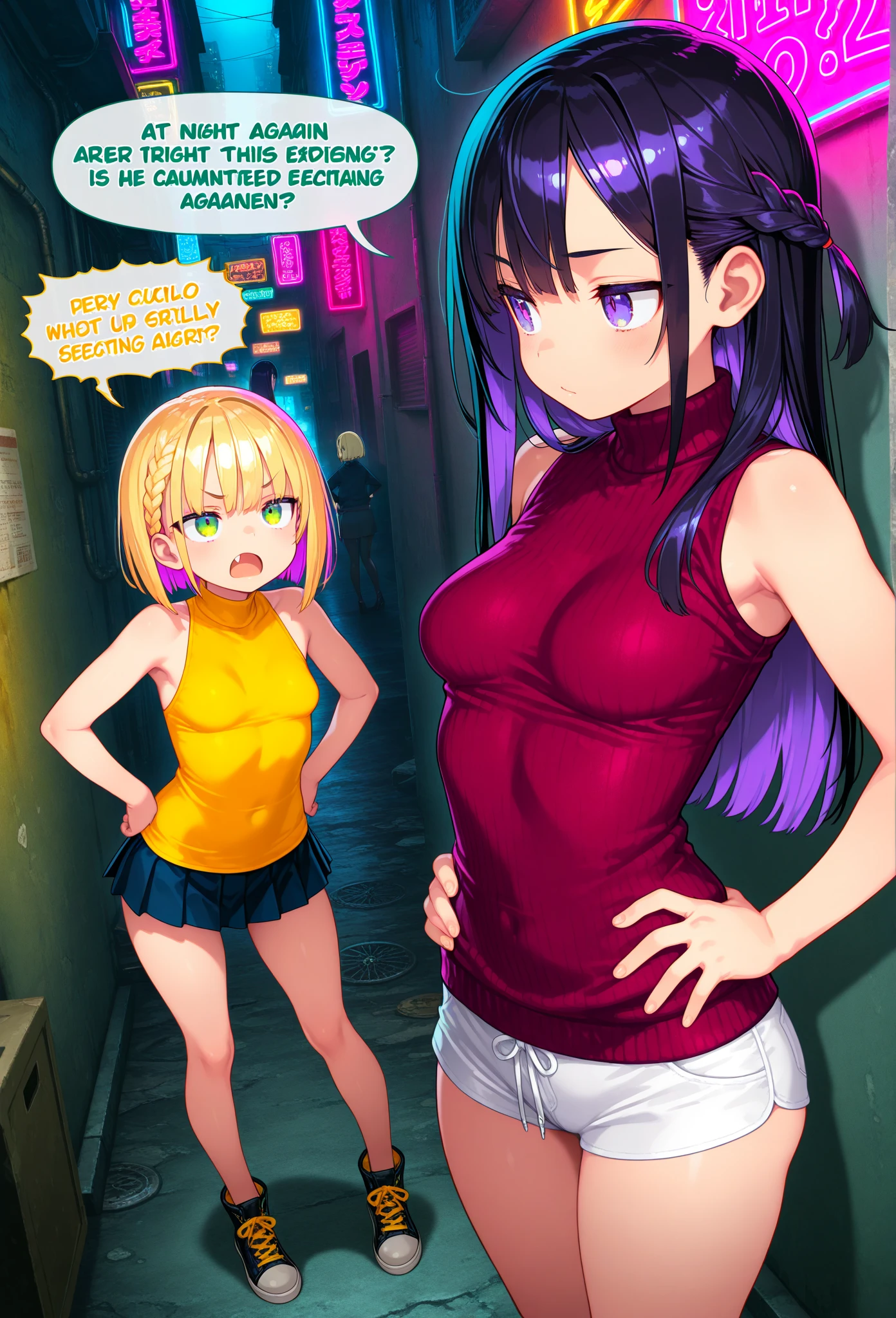 (8K, ultra-detailed, best quality, anatomically perfect body,perfect eye), (full body), (huge breast:1.3), shiny skin, (Various girls), bladder full tank, (have to pee:1.1), (urge to pee:1.4), (only one person peeing self:1.1), peeing on the bottle pressed against my crotch, Pee flowing in the thighs, (very desperate to pee:1.2), (takes to bathroom), (waiting for bathroom with line of girls in queue), standing, (Each one has a different maxi pinafore dress:1.4), petticoat, (Each one has a different long boots:1.1), (Each one has a different hair), (knees together and feet apart:1.3), (Rub each other's thighs:1.3), (leaning backward:1.3), one hand between legs, skirt lift front, (holding the crotch:1.4), (stroking own abdomen:0.9), (stroking one's own thighs:1.1), (orgasm:1.25), (blush:1.4), (embarrassment1.6), (impatience:1.3), (flustered:1.3), (fidgeting around), (flowing sweat), (erotic body twist:1.2), (panting:1.4), (breathless:1.3), (parted lips:0.7), (refreshing:1.2), (Dazed:1.1), (Sexual excitement), (looking away), (crisis:1.4), (from side:0.7), (from below:0.9), (dramatic angle:1.3), huge breasts