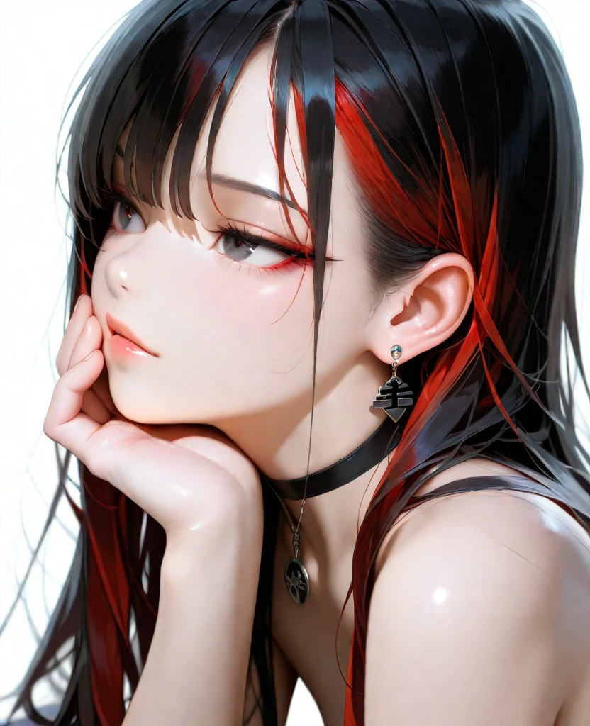 (masterpiece, best quality), intricate details,
1girl, <lora:1672606378748423901:0.8> Effie, multicolored hair, red eyes, piercings, two-tone hair,