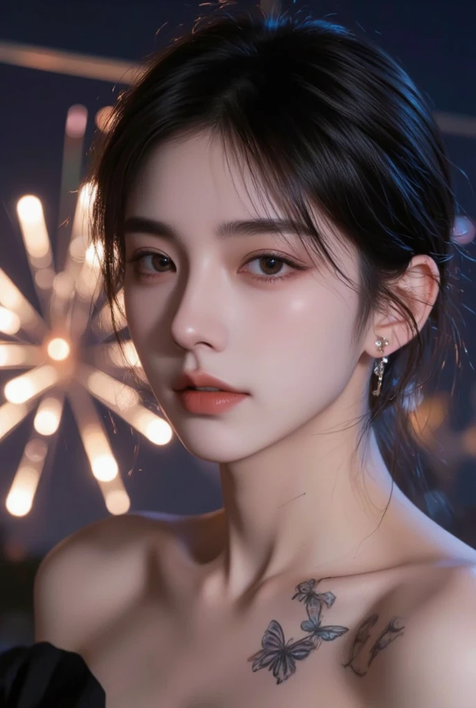 (Browsing Caution:1,4),Mix 4, (8k, RAWphotograph, Highest quality, Tabletop: 1.45), (Realistic, Realistic: 1.37),illumination, night, プロのillumination, photographn mapping, Radio City, Physically Based Rendering, Gradient Brunette, 高品質のphotograph, High resolution, 1080P, (Detailed facial depiction), (Detailed description of the hand), (Delicate CG), Extreme light and shadow, Rich details, (Detailed facial features), (Highest quality), Look in front of you, Highly detailed face, Highly detailed lips,  超High resolution, (Faithfulness: 1.4), photograph, 1 girl, [(sad)],  , Thin limbs, movie, Cool pose, I Cup, Highest qualityな完璧なボディ, photographのような, (1 girl: 1.3), Perfect balance, (Huge, Perfect breasts, Areola),(Realistic, Photorealistic:1.37),One Girl, Cowboy Shot,Professional Lighting, Photon Mapping, Radio City, RAWphotograph、(Photorealistic:1.4)、Octane Rendering、Complex 3D rendering with ultra-detail, Studio Soft Light, Rim Light, Vivid details, Super Detail, Realistic skin texture, Detailed aspect, Beautiful details in the eyes, Highly detailed CG Unity 16k wallpaper, compensate, (Detailed Background:1.2),Highest quality, 超A high resolution, Tabletop, One Girl, One girl,alone, Upper Body,View Viewer, Black Background, Multicolored Hair, compensate , Lips parted, Black Lips, eyeliner, Gothic, Goth Girl,((Light on face:1.2)),((movie照明:1.2)),(Photorealism:1.4),((30 piercings in left ear)),((necklace)),((A woman who always smiles)),((nightのプールサイド:1.6)),((Lighting on face:1.1)),((Upper Body:1.2)),((Delicately depicting the face:1.2)),(Very short bob hair:1.5),((Multicolored Hairの色:1.1)),((black colored contact lenses:1.2)),(((Completely naked))),(((nsfw))),(((Completely naked))),((((Completely naked)))),(((nsfw))),((Small breasts:1.4))