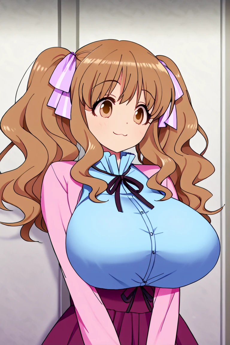 (masterpiece, best quality:1.2), 1girl, solo,standing, 
by by buta99, by chelodoy, by spikedmauler, by cervina7, solo, female, standing, looking at viewer, ((hair, snout), lips, eyelashes, eyeliner, big breasts, cleavage, pink eyes, sexy, long light brown hair, long wavy hair, skinny, canine, pink, kawaii, small waist, huge thighs, milf body , big eyes, pink clothes, phair ,kawaii, super kawaii, big hips, kawaii outfit, sexy, nsfw, pink, pink theme, huge , showing, huge thighs, huge hips, shiny, skinny waist, shiny skin, glowy skin, huge curls,big long curls, eyeliner, blush, bangs, kawaii girl, sexy clothes, pink theme, kawaii, smiling, milf, thick, nurse, nurse outfit, sexy nurse, brown hair, dress, apron