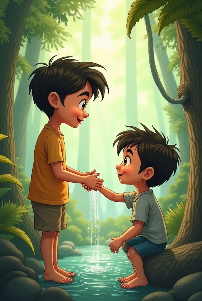 एक छोटे से गाँव में दो दोस्त रवि और अजय रहते थे। दोनों का दोस्ती बचपन से था और दोनों के सपने बड़े थे। रवि एक समझदार और मेहनती लड़का था, जबकि अजय ज्यादा बखान करने वाला और झगड़ालू था। दोनों को अपने सपनों को पूरा करने के लिए एक खजाने की तलाश थी।