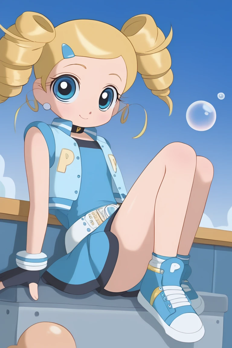 score_9, score_8_up, score_7_up, BREAK source_anime,masterpiece, best quality, highly detailed,absurdres, anime,highres,8k, shadow,
, outdoors, simple background, theme park,
, sitting on bench, sneakers, spread legs, full body, 1girl, pure smile,
, presenting self, looking at viewer, ,
, miyako transformation, blue leotard, (panties aside, swimsuit aside, leotard aside, pussy),vest,glove,earrings,blonde,