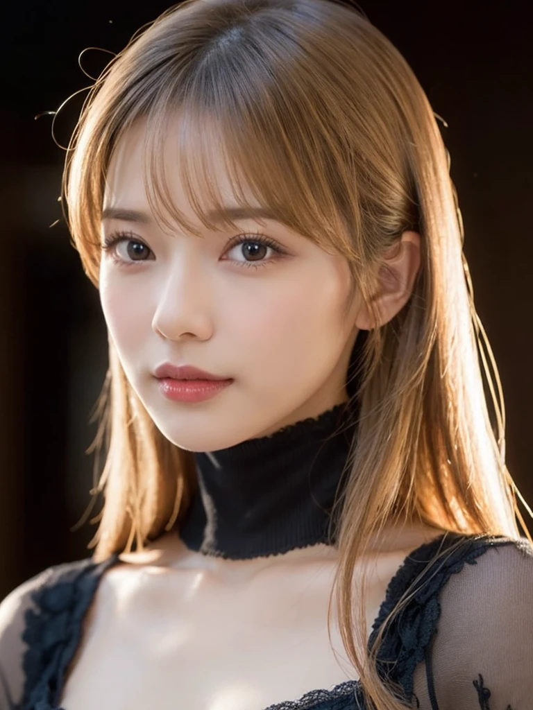 1 photo、((highest quality)), ((masterpiece)), (detailed: 1.4), 3D, HDR (high dynamic range), ray tracing, NVIDIA RTX, super resolution, unreal 5, Scattered beneath the surface, PBR texture, Post-processing, anisotropic filtering, Depth of bounds written, maximum sharpness and sharpness, multilayer texture, Albedo and highlight mapping, surface coloring, Accurate simulation of honey-material interactions, perfect proportions, octane rendering, Large Diameter, Low ISO, White balance, Normal 3 points, 8K students, beautiful bright pupils, delicate face and eyes, long eyelashes, short bob hair, straight hair、Brown hair、pink lips, Pure, cute, sweet girl, smile、cleavage、18-year-old、bedに仰向けに寝ている、bed