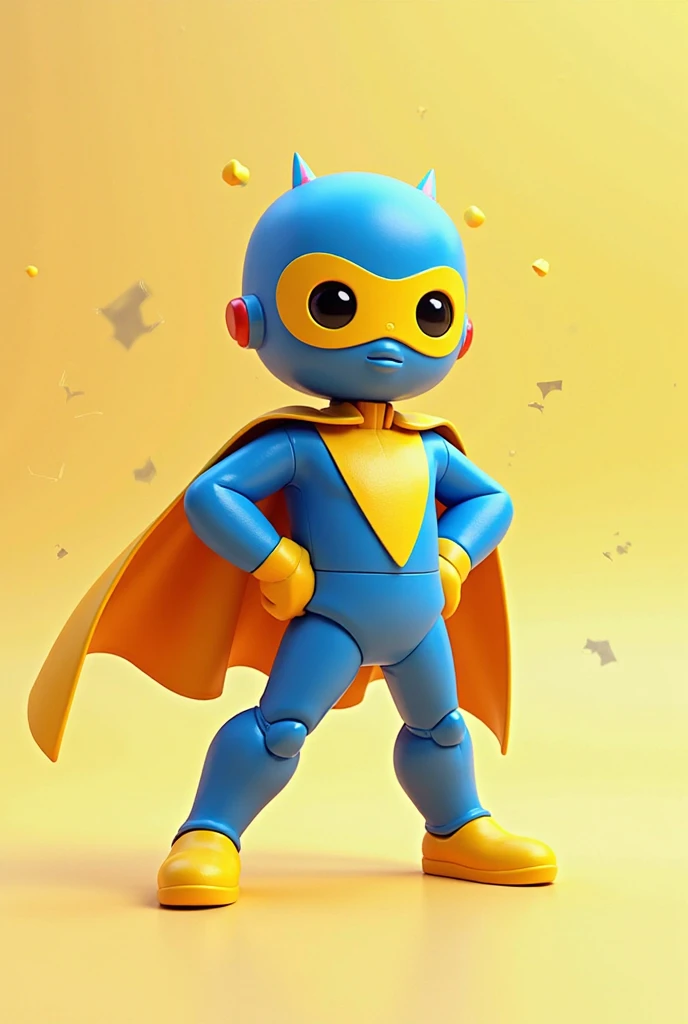 ((masterpiece, best quality)),(complex light), solo, 1boy, full body, johnny x, superhero, yellow gloves, <lora:Johnny-X1-10_0806:0.6>, long sleeves, cape, blue eyes,