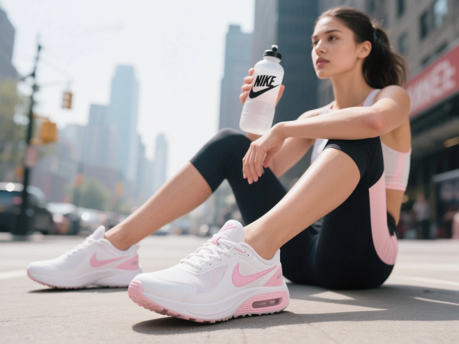 mulher linda esticando as pernas em um muro de concreto em uma cidade, athletic muscle tone, roupas esportivas, arcos altos, mulher em forma, wearing white tights, esticar, roupas esportivas, leggings brancas, Ad image, dynamic stretching, Cottagecore!! corpo fitness, centro da imagem, advertising photo, menina em forma, promo, woman is curved, Vibrant and dynamic, roupas esportivas vermelhas, fotografiarrealista, fotografia, obra-prima, realista, Realismo, renderizado, Alto contraste, Arte Digital, fotográficorealista, trend in Artstation 8k HD, high definiton, circunstanciado, Realistic, detalhada, textura da pele, hiperdetalhada, Textura realista da pele, melhor qualidade, ultra high-resolution, (fotografiarrealista: 1.4), alta resolução, detalhada, fotografia crua, Crisp resolution, nikon d850 filme, fotografia de stock 4, Kodak Portra 400 Camera F1 Lens.6, textura hiper realista, lighting dramatic, Unrealistic trend in Artstation Cinestill 800, RAW. Directed by: Lee Jeffries.