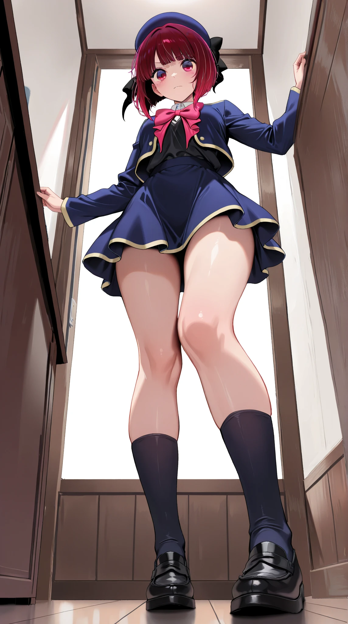 nsfw, (masterpiece, top quality, best quality, highly detailed:1.6), extremely detailed CG unity 8k wallpaper, strong facial expression,(sharp eye:1.2), (scowl:1.1), (embarrassed,blush:1.3), (steam:1.1), (wet:1.1), (sweat:1.1), (trembling:1.3), (parted lips:1.4), (harf open eyes:1.4), (feeling weak:1.5), (1 woman, church, nun, long skirt:2), (shoot from front, looking at viewer:1.1), (standing, turn knees out, bend knees, skirt lift, show panties, panties, urination:1.7), colorful, full body, wide shot, perfect composition, (chrotch, pussy, urethra, panty, panties), (girl trembling with sexual climax), incontinence, piss, peeing self, A lot of pee, having an accident, pee running down legs, (((pee stream))), (pee puddle), wetting herself, pee stain, peeing, blush, trembling, embarrassed, (long hair,blonde hair, blonde public hair:1.5), large breasts, Yellow pee, ((leaking pee)), Shaking one's shoulders, Breaking a sweat on forehead, puddle of pee, Pee at your feet, Pee spread on the floor, Pee stains, Dripping pee between my legs, Feet wet from pee, Pee-covered feet, Pee at your feet, want to pee, about to pee, Full bladder, (Pee-soaked panties, Pee-soaked Shoes, Pee-soaked thigh-high socks), The limit of holding in pee, A big pee, Pleasant pee, a big puddle of urine at my feet, can't stand it and urinate, can't stand peeing, Non-stop peeing, Unstoppable peeing, can't make it to the toilet in time and I pee, A pleasant feeling of urination after holding it in to the limit, Pee spurting out of the urethra,