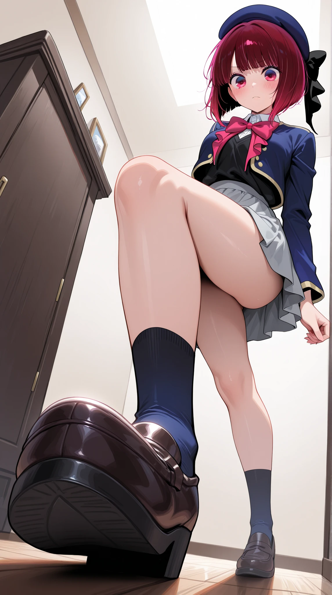 Thighs Naked School Uniform Outdoor Neeso Pussy