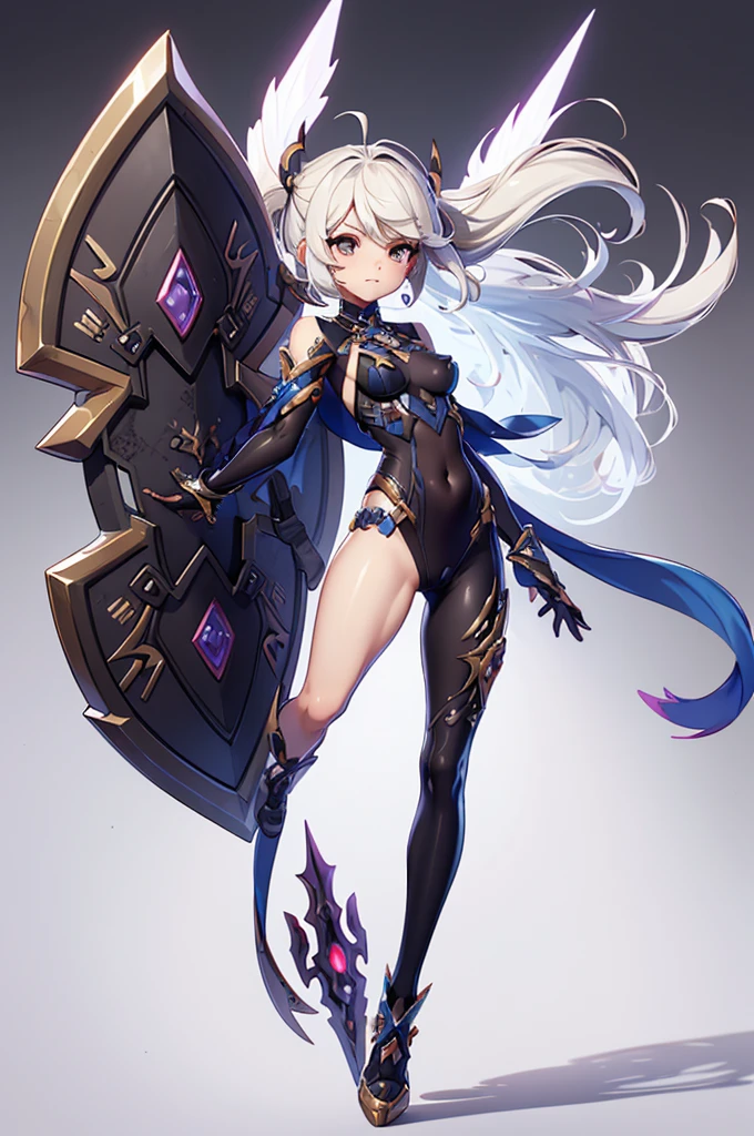 epic exquisite character art, rossdraws 1. 0, inspired by Jules Chéret, cushart krenz key art feminine, fantasy character, digital fantasy character, fantasy character art, character artwork, stunning character art, video game character art, holy cyborg necromancer girl