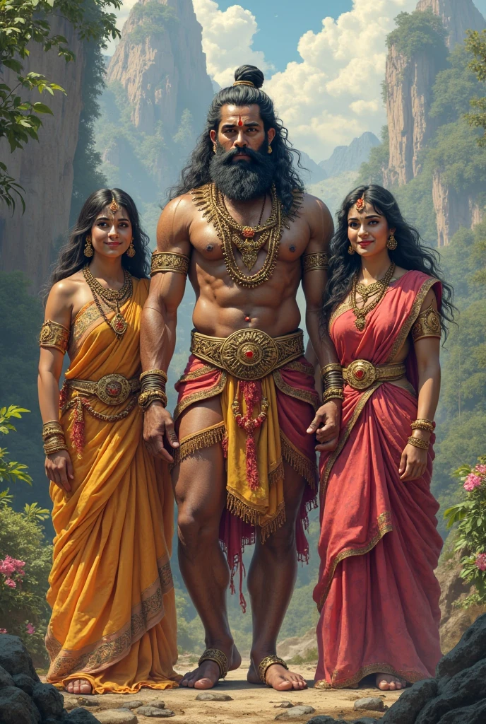 Bhagwan ram, lakshman jo ram ka bhai hai,sita ji ram ki wife hai or hanuman jo ram ka dass hai unki image  ramayan ke according 