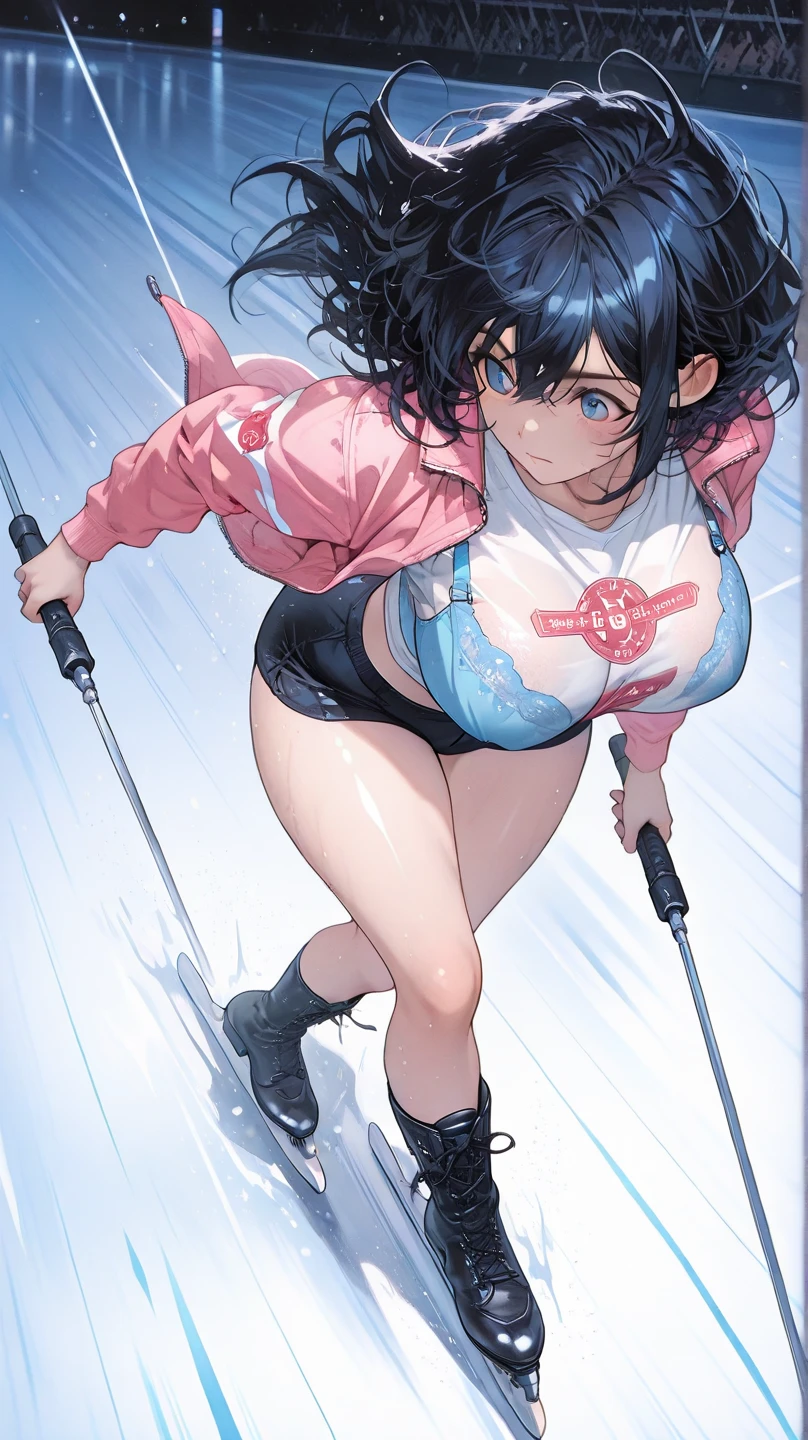独奏, fate, shirley, brown hair, short ponytail, brown eyes, dark-skinned female, necklace, , large breasts, nipple, Running, ,, Heavy snowfall area, frozen ,(Sweating profusely, Love juice, Wet Woman, female ejaculation), crying mountain Alone, crying, Naked, 独奏, 1girl, amusement park , Peeing, lactation, projectile lactation