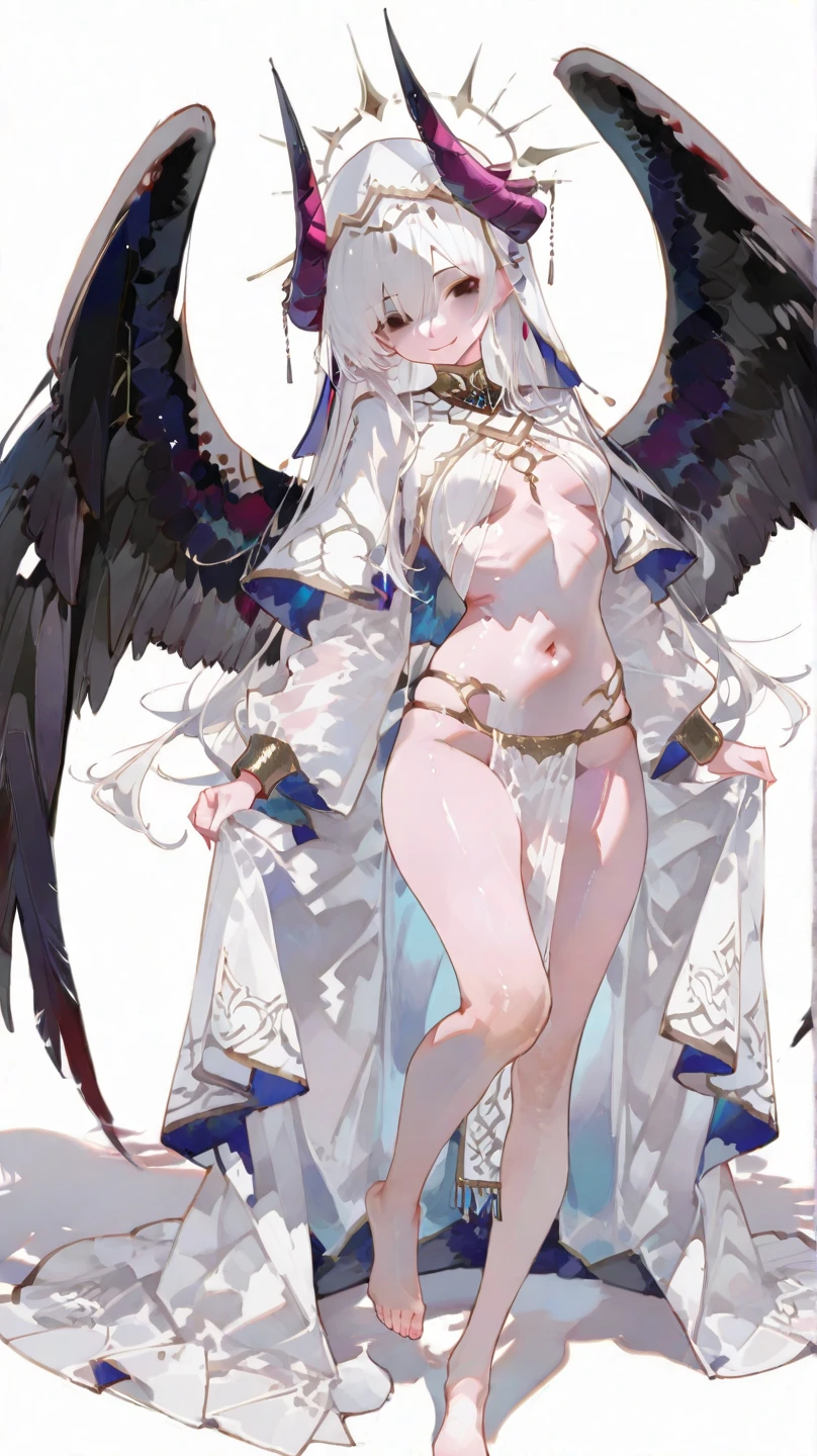 水が美しい神聖な神殿でグラビアポーズをしているnakedの女子高生、She has a grey lob and short bob hair and wears a large black witch hat with sapphire jewelry.、large and black witch's hat 、Small breasts、Small breasts、全naked、naked、Masturbation、Masturbation、I can see her breasts, navel, vagina, clitoris and labia majora.、一糸纏わぬnaked体、M-shaped legs、Spreading her pussy with her fingers、Open up、R18 Illustration、I can see her breasts, navel, vagina, clitoris and labia majora.、I'm blushing because I'm embarrassed