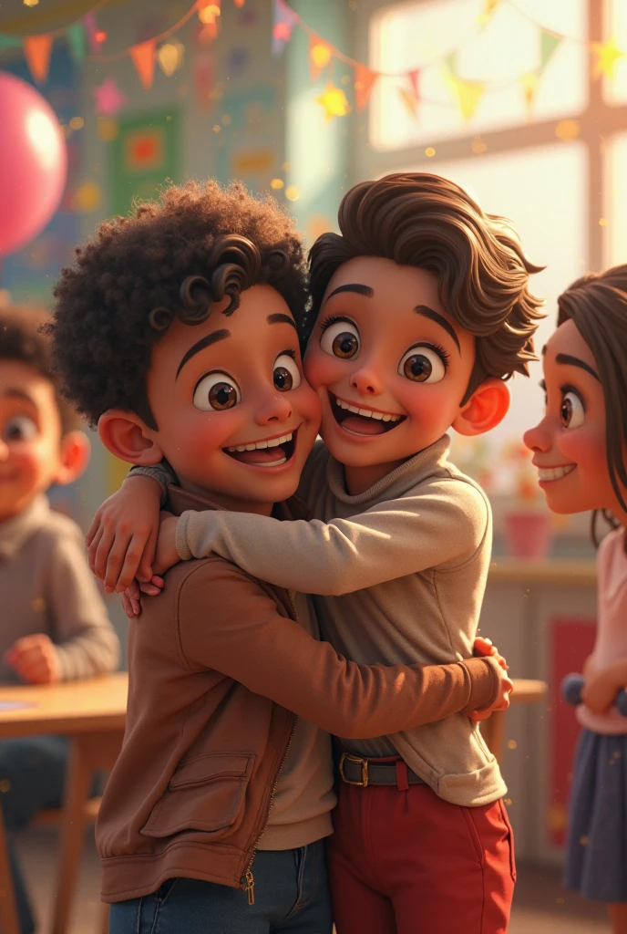 Video brother hug