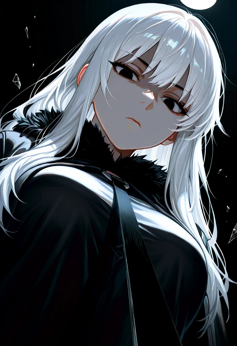(extremely detailed CG unity 8k wallpaper), (masterpiece), (best quality), (ultra-detailed), (best illustration), (best shadow), (absurdres), 2b, 1girl, long hair, long ponytail, normal size boobs, white hair, blindfold solo, Intimidating women, admiral uniform, night, hero pose, white clothes, General Uniform, Military Uniform, Sunlight, exposed to sunlight,commander, cape, fighting, ((beautiful fantasy girl)), (Master Part: 1.2), Best Quality, High Resolution, photorealestic, photogenic, Unity 8k壁纸, perfect lighting, (perfect arms, perfect anatomy) beatiful face, intricate details, Detalhes realistas, the anime, The Perfect Girl, perfect details, Ultra HD |, 8K, Professional photo(extremely detailed CG unity 8k wallpaper), (masterpiece), (best quality), (ultra-detailed), (best illustration), (best shadow), (absurdres), 2b, 1girl, long hair, long ponytail, normal size boobs, white hair, blindfold solo, Intimidating women, admiral uniform, night, hero pose, white clothes, General Uniform, Military Uniform, Sunlight, exposed to sunlight, commander, black clothes, sunkissed, sunset background